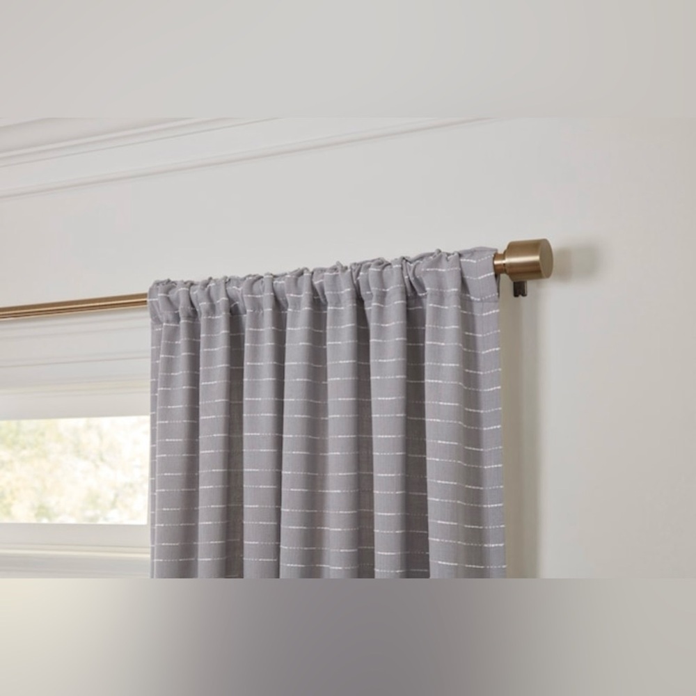 2PK Allen+Roth 50x84-in Grey Room Darkening Thermal Lined Grommet Curtain Panel - Picture 5 of 8